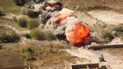 M1 ABV Assault Mine Breacher Vehicle in Action