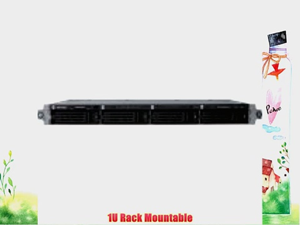 BUFFALO TeraStation 3400r 4-Bay 4 TB RAID 1U Rack Mountable NAS and iSCSI Unified Networked