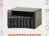 QNAP TS-851 8-Bay Diskless Network Attached Storage with HDMI output DLNA AirPlay Plex and