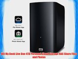 WD My Book Live Duo 4TB Personal Cloud Storage NAS Share Files and Photos