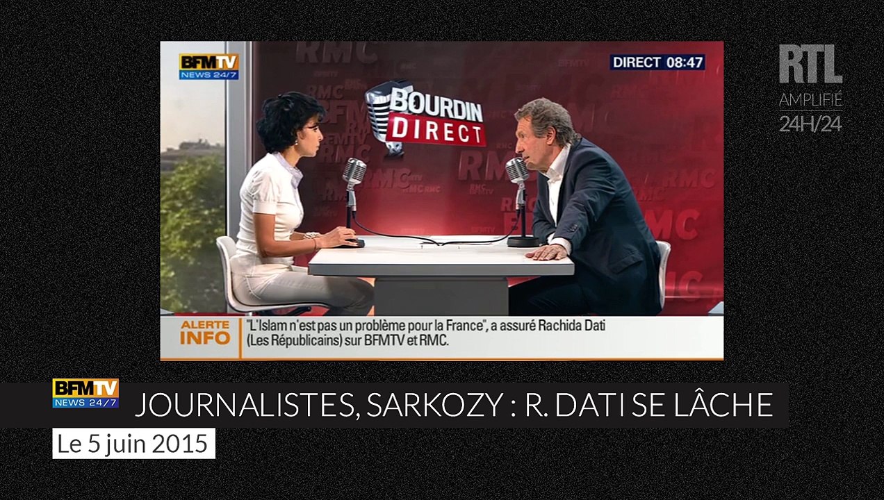 Rachida Dati se lâche sur Nicolas Sarkozy et "des petits merdeux de journalistes"