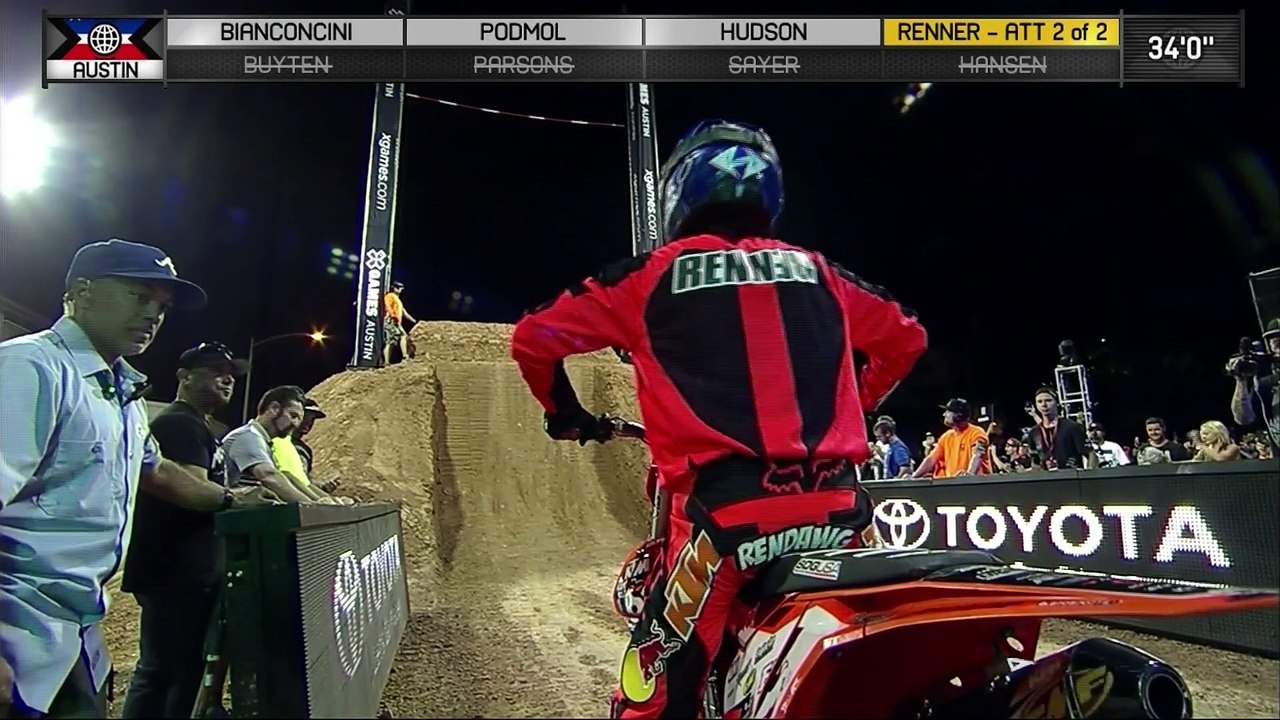 X-Games : Ronnie Renner remporte le Moto X Step Up