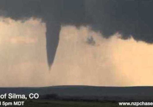 Tornado Touches Ground Near Simla, Colorado