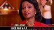 Condoleezza Rice interviewed by Blitzer. 3) Rice for V.P.?