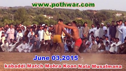 kabaddi match Mohra Koan Nala Musalmana