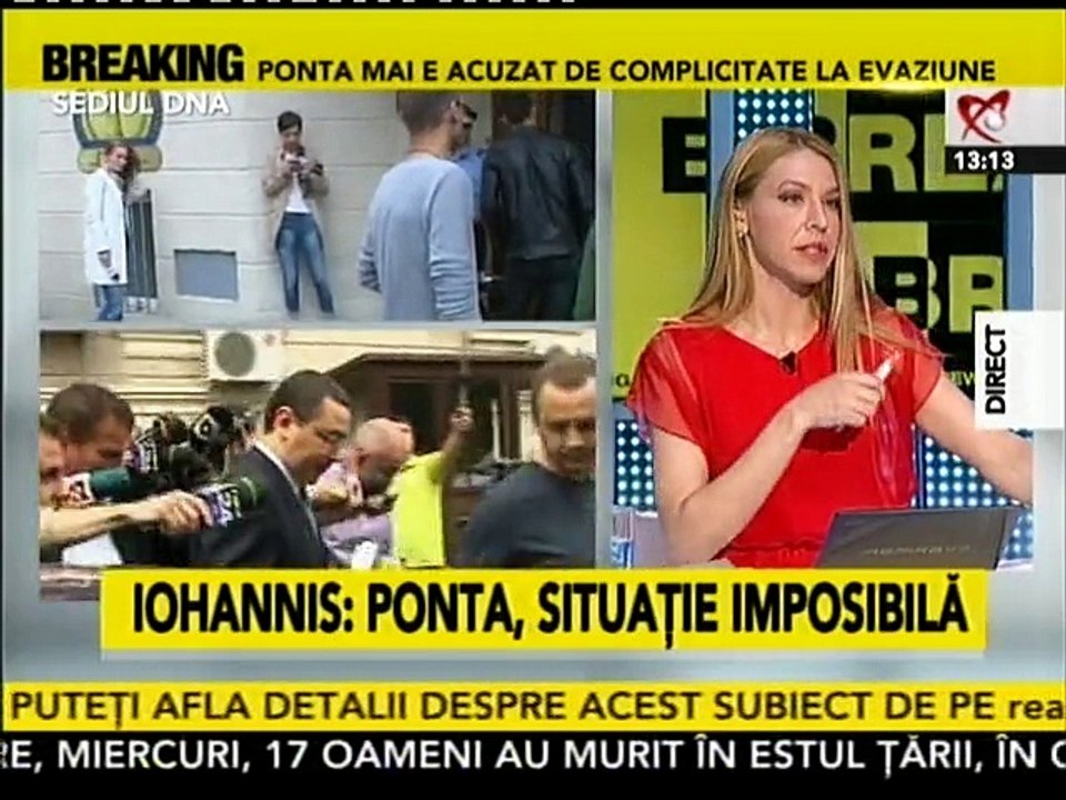 Klaus Iohanis cere dmisia Premierului Romaniei Victor Ponta - Realitatea TV 05.Iunie.2015 03