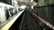 NYC Subway Tunnel View Train Ride