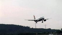 British Airways Airbus A320-232 Landing Stuttgart - HD