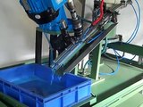 Elscint Automatic Tapping Machine with auto feeding from a Elscint Vibratory bowl feeder Model 250