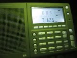 Radio Conakry 7125 kHz received in Germany on Etón E5