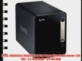 ZYXEL #NSA325v2 NSA325 v2 2-Bay Power Plus Media Server 1.60 GHz - 2 x Total Bays - 512 MB