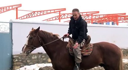 NATO in Afghanistan - Richard Dunwoody does Buzkashi, an Afghan traditional sport