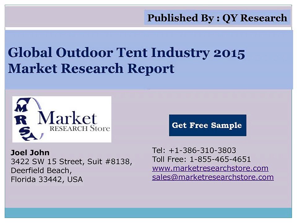 Global_Outdoor_Tent_Industry_2015_Market_Research_