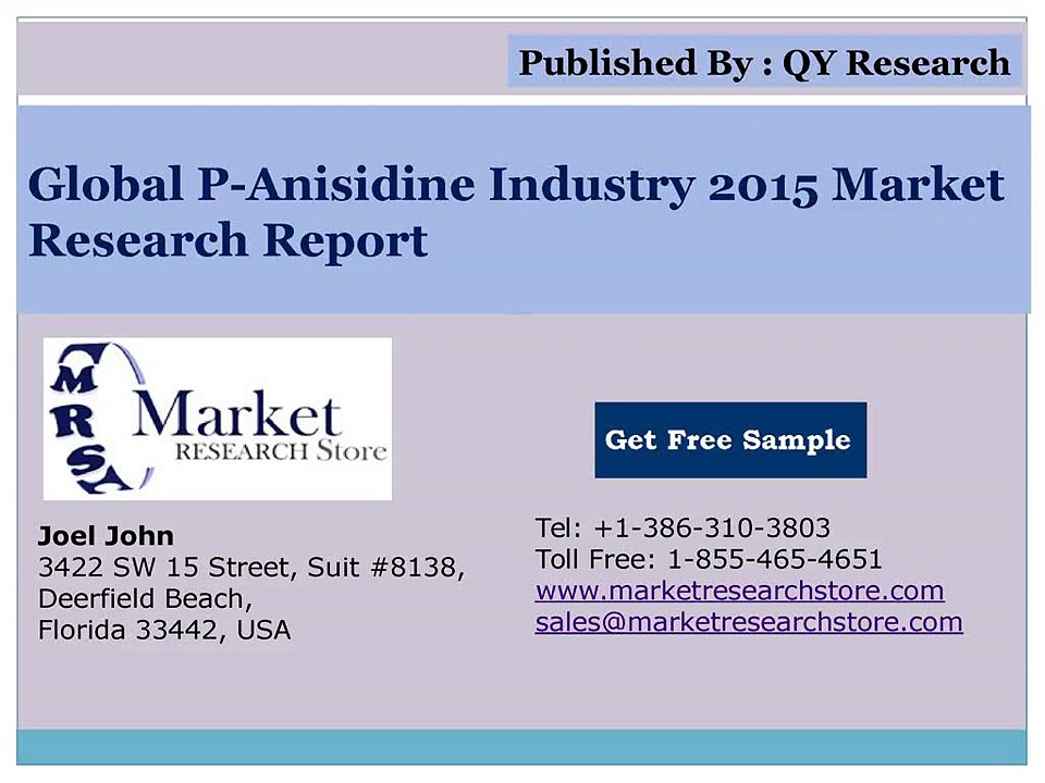 Global_p-Anisidine_Industry_2015_Market_Research_R