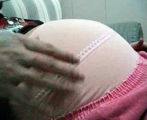 baby in belly kicking