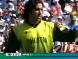 Umer Gul castled out MS DhoniIn the 2007 T20 world cup Pakistan and Indian