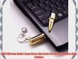 KOOTION New Bullet Flash Drive Usb Flash Pen Drive Memory (64G Golden)