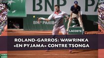 Roland-Garros: Wawrinka «en pyjama» contre Tsonga