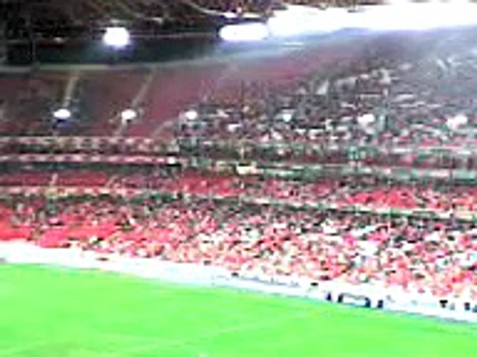 Benfica - Dinamo Bucharest, Eagle flying