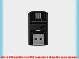 Leef Bridge USB 3.0 32GB Dual USB Flash Drive (Black) for Android Phones and Tablets Mac and