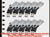 BestRunner 10Pcs 8GB 8G USB 2.0 Flash Drive Memory Stick Fold Storage Thumb Stick Pen Swivel