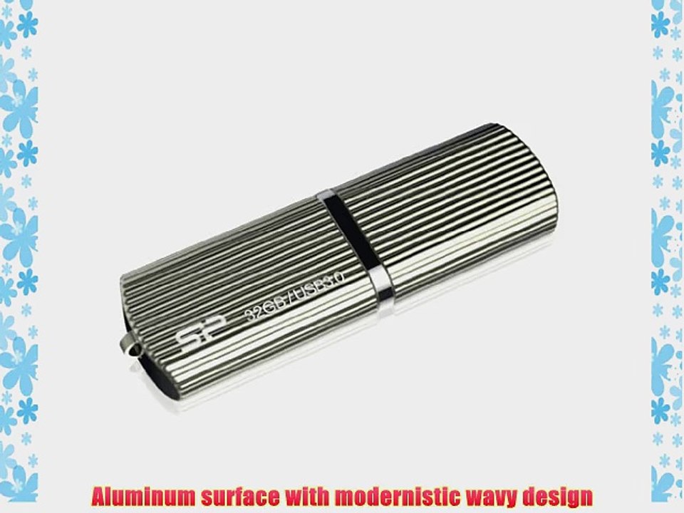 Silicon Power Marvel M50 32GB USB 3.0 Flash Drive Read 90MB/s Write 60MB/s Champagne Gold (SP032GBUF3M50V1C)