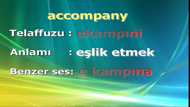 Hızlı İngilizce Kelime öğrenme