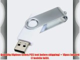 CaseBuy? 10-Pack 8GB 8G USB 2.0 Swivel Design Digital Data Storage Device Bulk - Flash Drive