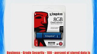 Kingston Digital 8GB Data Traveler AES Encrypted Vault Privacy 256Bit 3.0 USB Flash Drive (DTVP30/8GB)