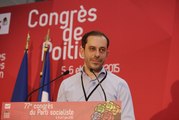 Congres du Parti socialiste : point presse de Carlos Da Silva le 5 juin