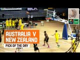 Buzzer Beater decides Final of 2014 FIBA Oceania U19 Championship between Australia and New Zealand