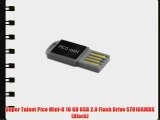 Super Talent Pico Mini-B 16 GB USB 2.0 Flash Drive STU16GMBK (Black)