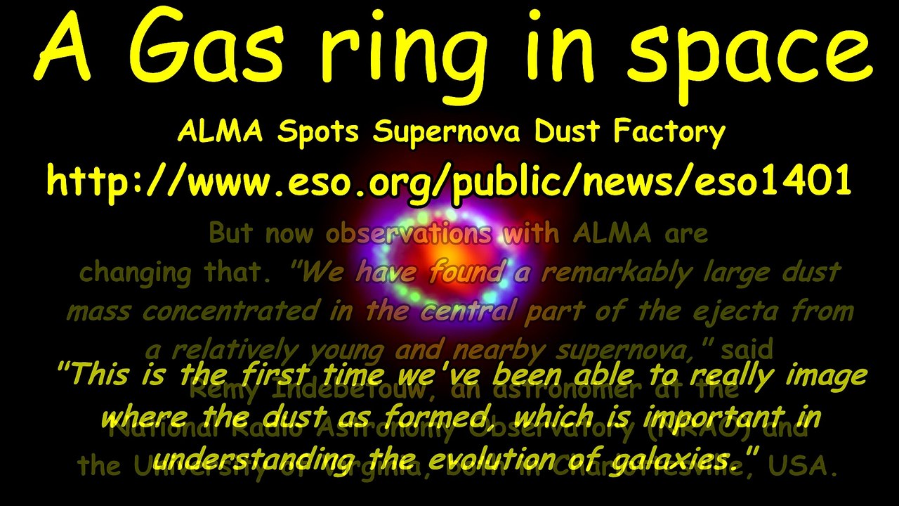 A Gas ring in space