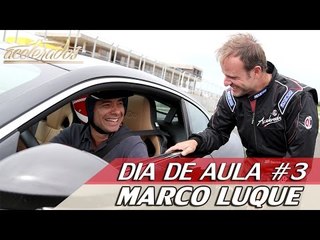 MARCO LUQUE NO JAGUAR F-TYPE R - DIA DE AULA #3 | ACELERADOS