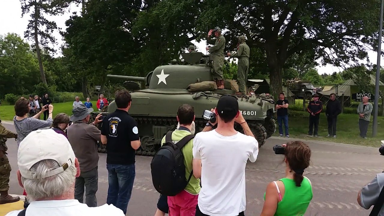 D-Day 2015 : Chars à Sainte-Mère-Eglise
