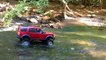 RC 1:10 Scale 4x4. Axial SCX-10 with Land Rover LR3 body. Some Rock Climbing and River Crawling.
