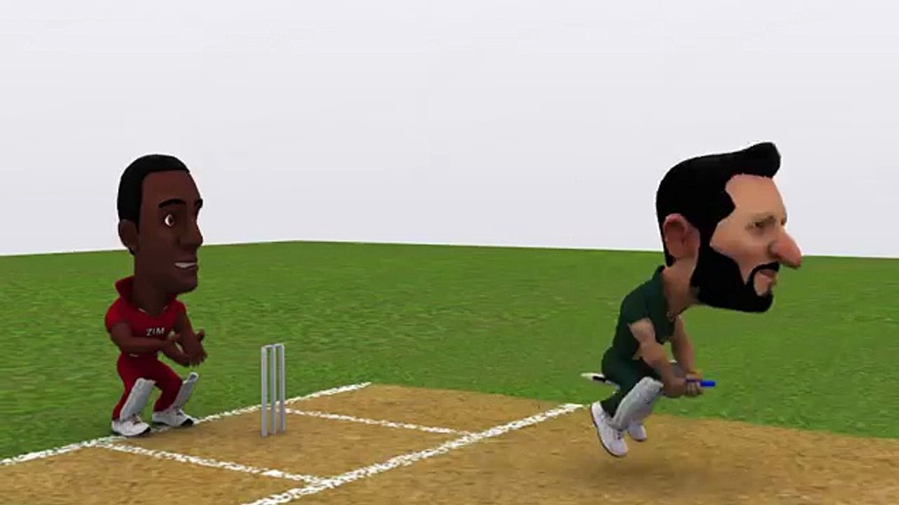Pakistan vs Zimbabwe | Cricket World Cup 2015 | Snacky Animation
