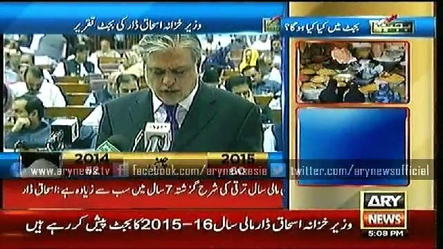 Ishaq Dar unveils Rs 4.3 trillion budget for FY 2015-16 (Full speech)