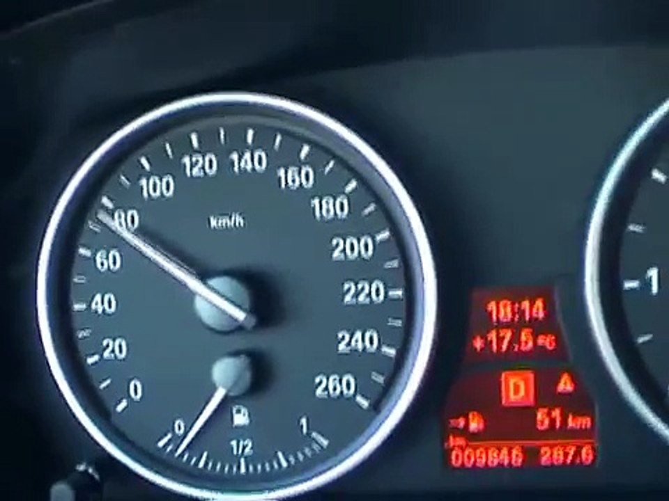Maximum speed and acceleration BMW X5 4.8i E70