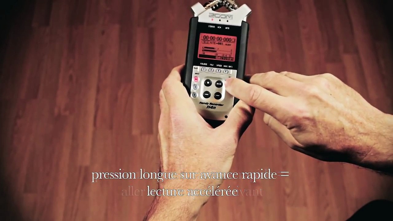 Zoom H4n - mode d'emploi vidéo n°1 - tutoriel