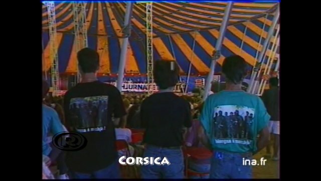 #Corse Intervention du FLNC en 1991 aux journées internationales