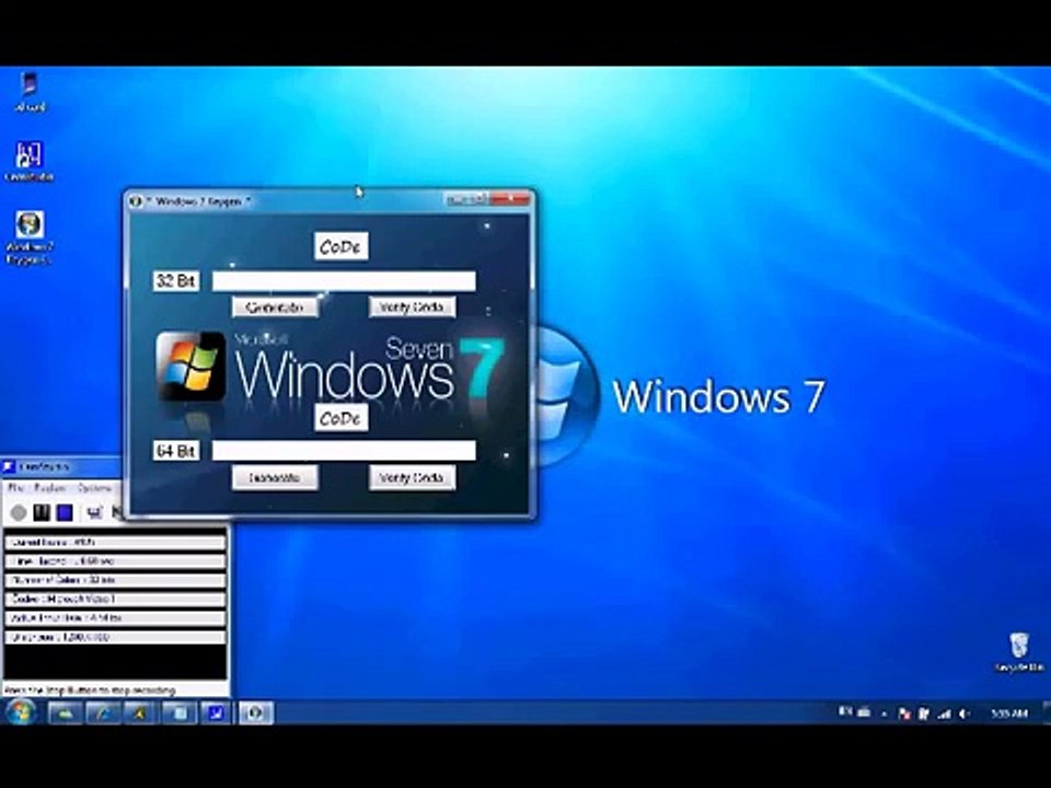 Windows 7 Code Generator All Versions