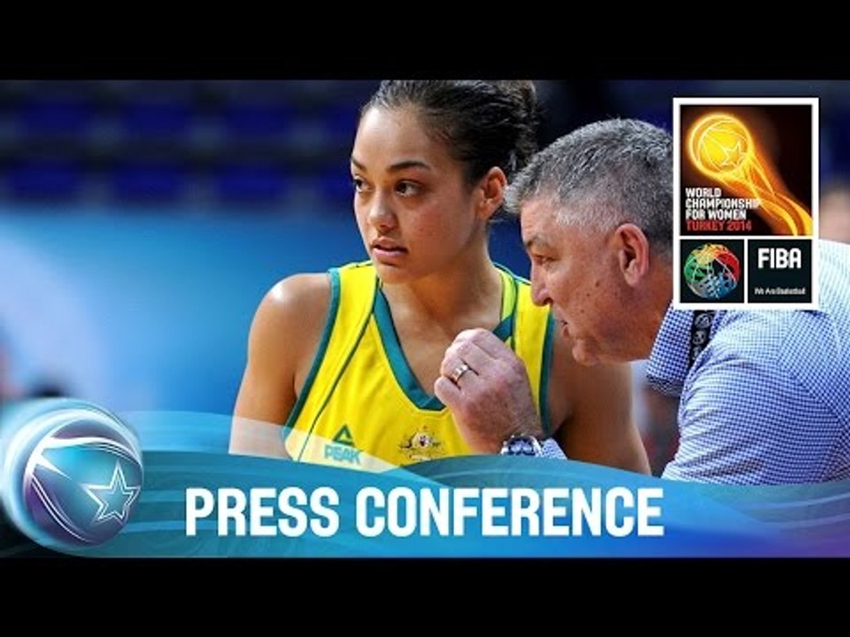 Australia v Canada - Post game press conference - 2014 FIBA World Championship for Women