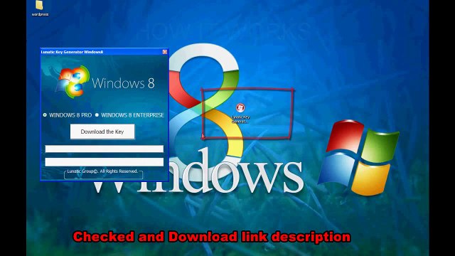 Windows 8 Serial Key Generator Updated 2013