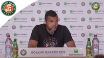 Press conference Jo-Wilfried Tsonga 2015 French Open / Semifinals