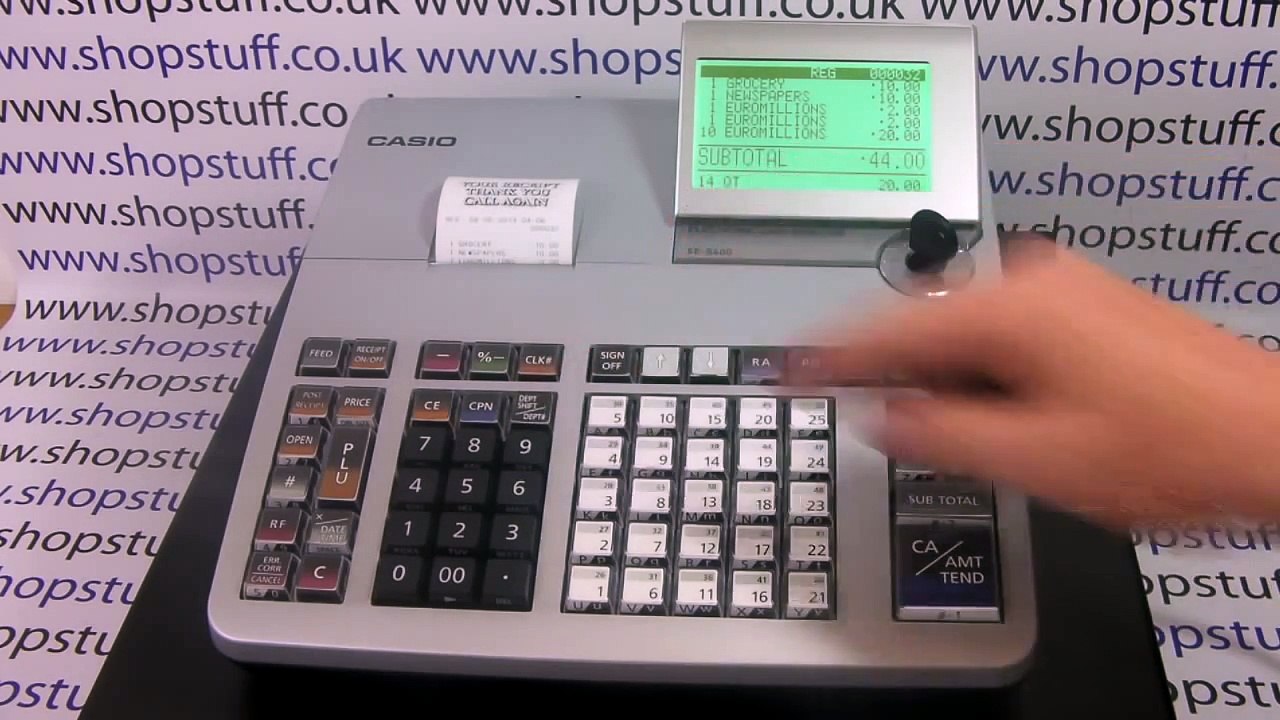 Casio SE-S400 Cash Register