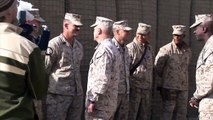 1st Battalion, 8th Marines visited by Commandant and Sgt. Maj. of the Marine Corps
