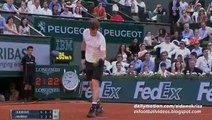 Murray Serving for the 3rd set - Djokovic vs Murray Roland Garros 05.06.2015