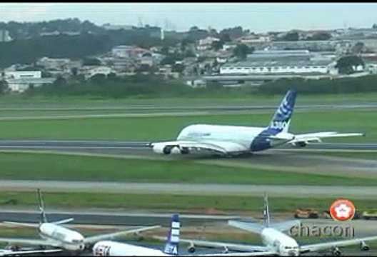 Airbus A380 Decolagem - Guarulhos, São Paulo - BRASIL - 2nd Take-Off