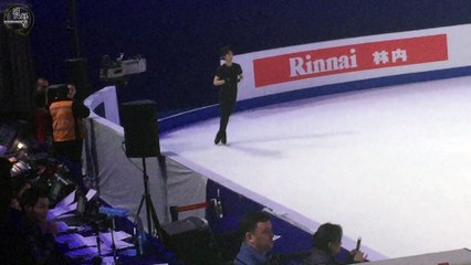 150329 Yuzuru Hanyu Worlds Gala Practice Quads (4T 4Lo) 羽生結弦　世界選手権エキシビション練習　四回転練習(4T 4Lo)